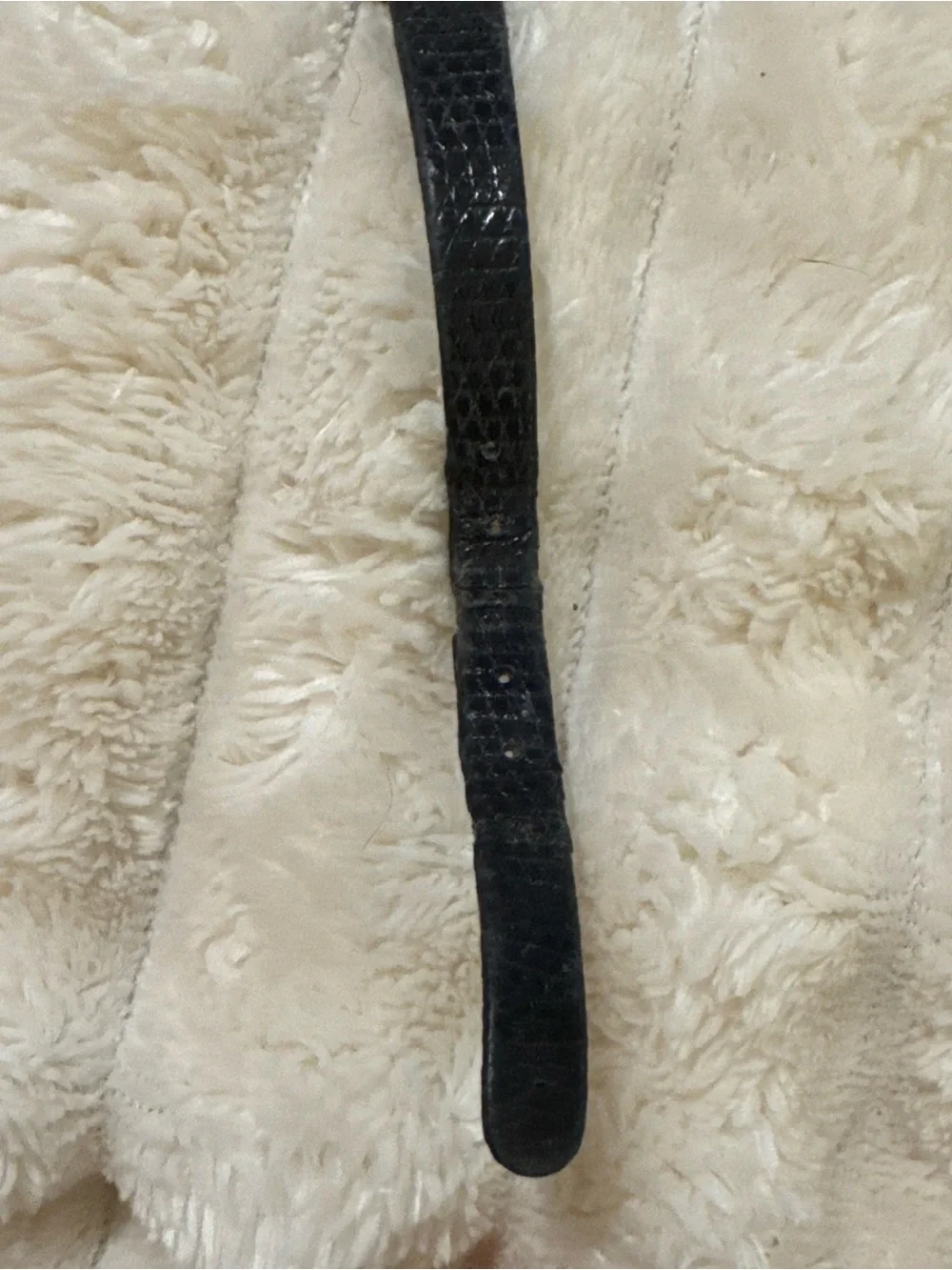 Seiko Silver Dial Watch with Black Leather Strap